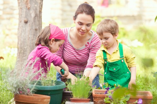 Sustainable landscaping practices in a Soho garden